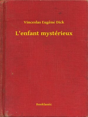cover image of L'enfant mystérieux
